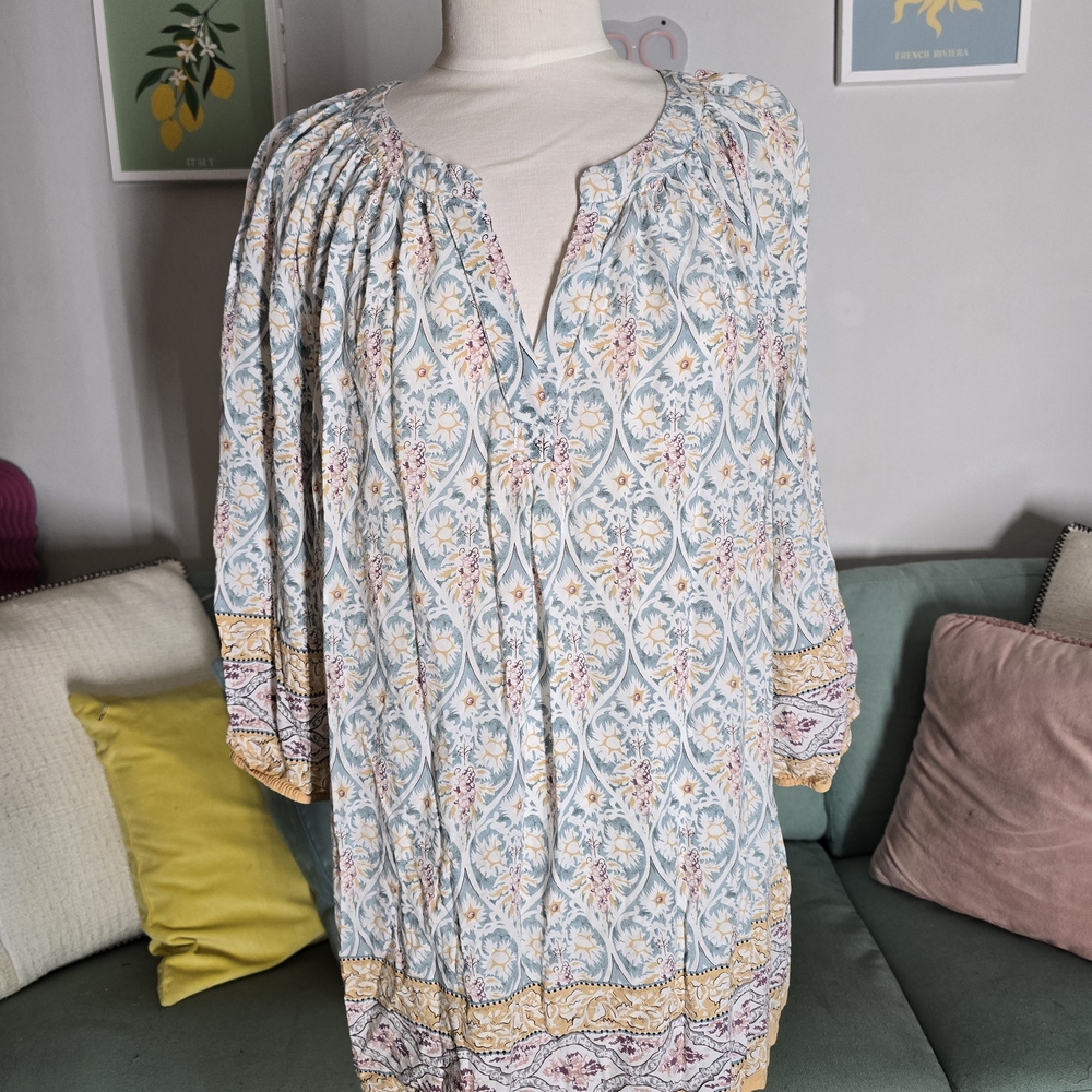 Lucy & Laurel Pastel Patterned Tunic